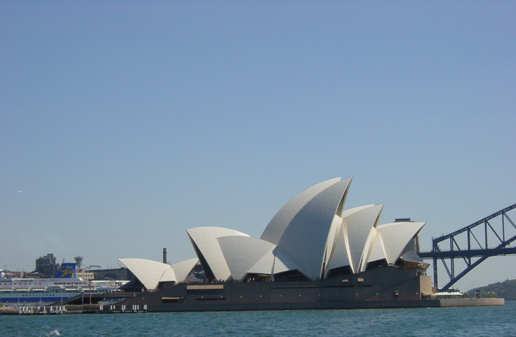 Sydney Oper von der Seite